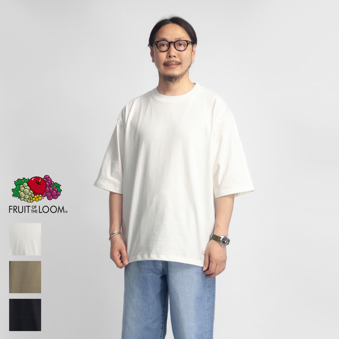 FRUIT OF THE LOOM フルーツオブザルーム 7オンス ヘビーウエイト ビッグTシャツ パックT メンズ