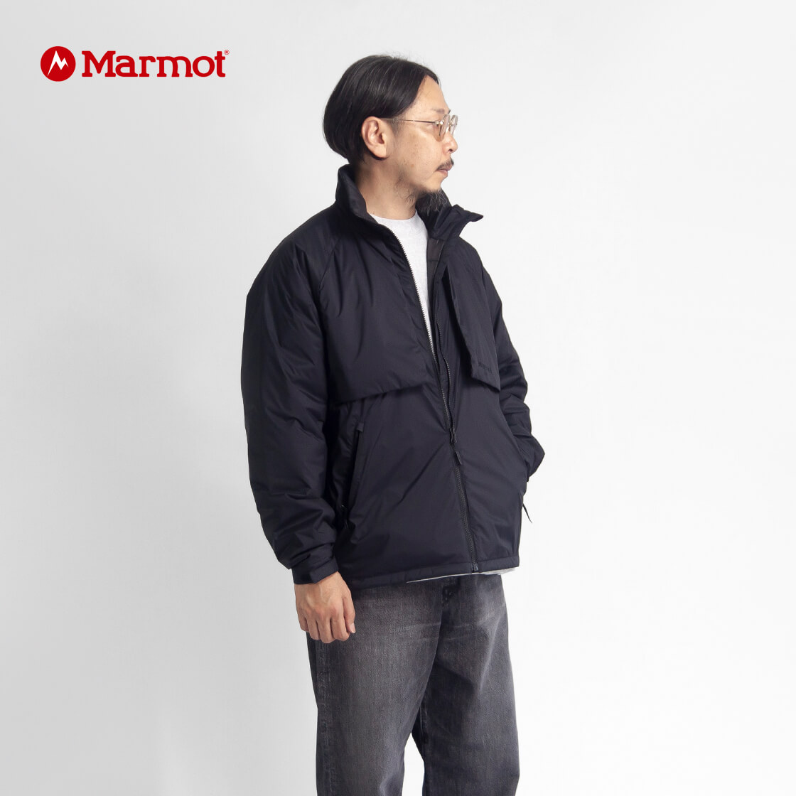 Marmot マーモット Mesa Jacket PERTEX スタンドカラー中綿ジャケット メンズ