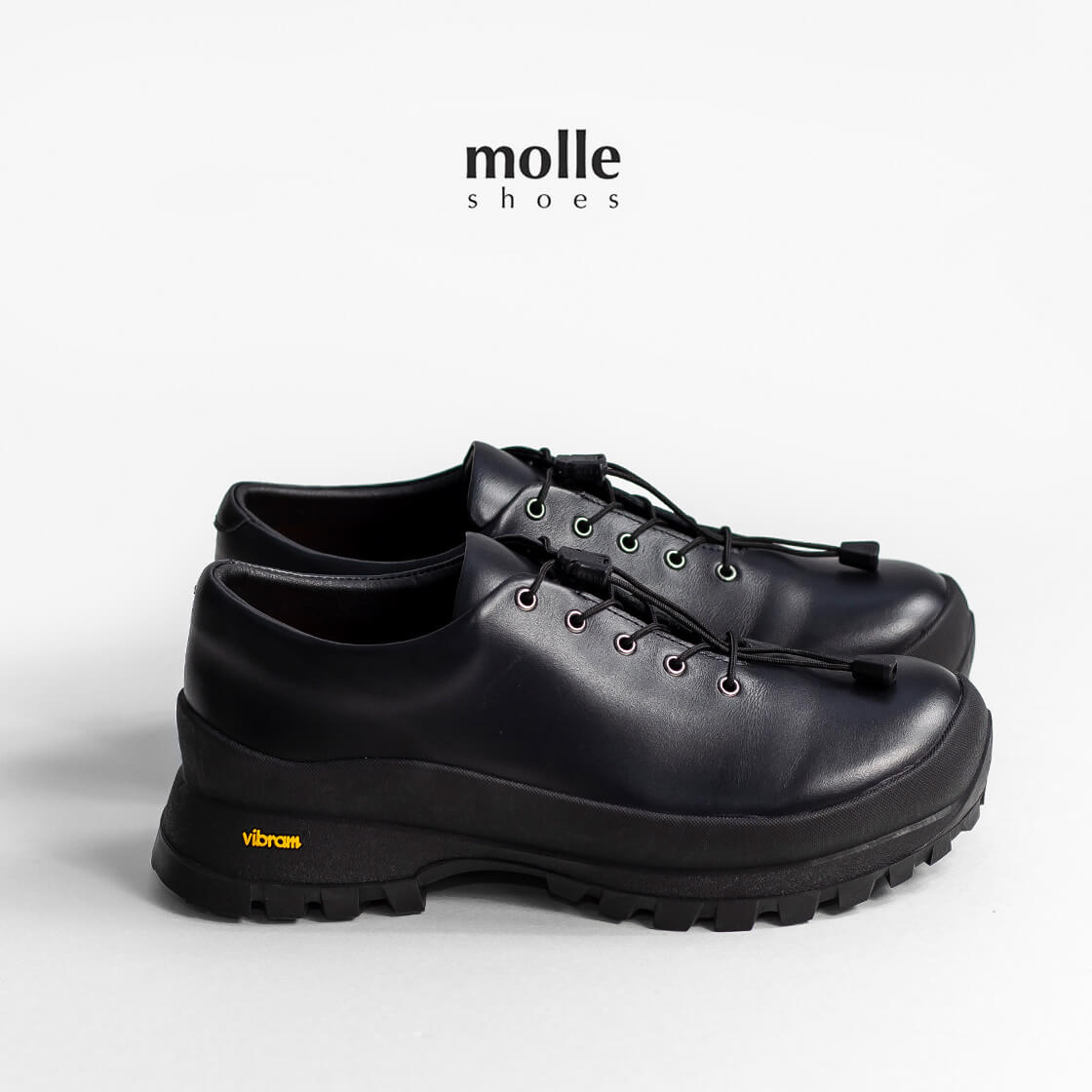 molle shoes モールシューズ クイックレース 内羽根 オックスフォードレザーシューズ メンズ